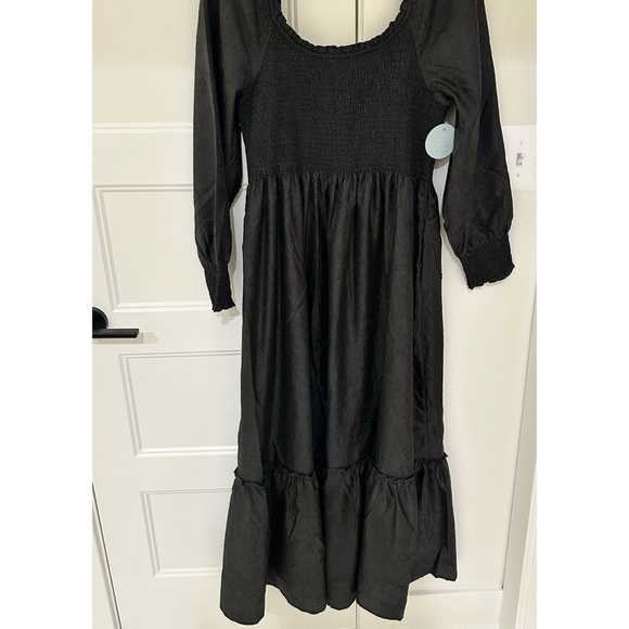 Hill House Emily Nap Dress Womens XL Black Maxi Romantic Cottagecore Timeless - Picture 12 of 15